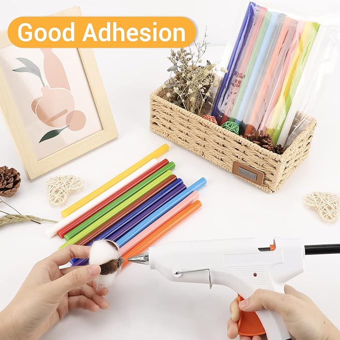 Manarty Hot Glue Sticks Full Size, Glass DIY Art Craft & School Projects