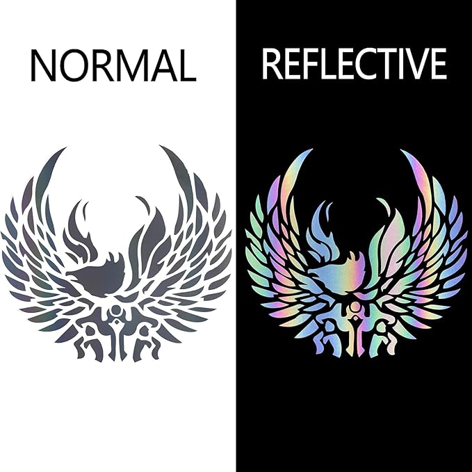 HTVVETUR Reflective Rainbow HTV Heat Transfer Vinyl Roll 12 Inch by 5 Feet Iron