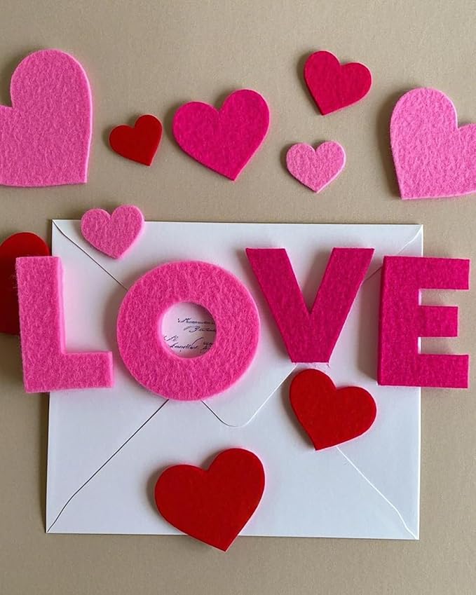 Pink Stiff Felt Sheets for Craftes