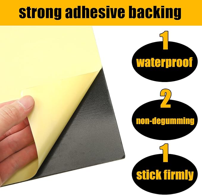 Frienda 8 Pcs Adhesive Foam Padding Sheets