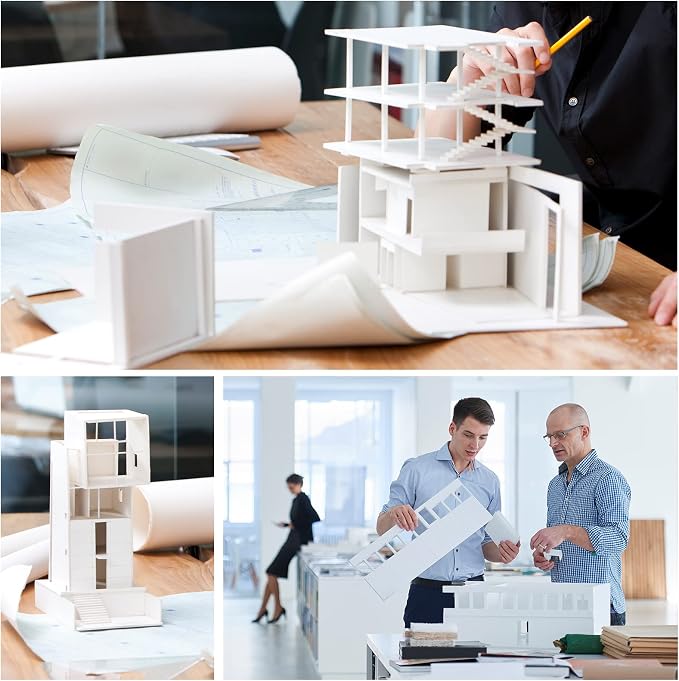50 Pack White Foam Board for Projects, 11 x 13.7Inch Foam Core Baking Board Mat