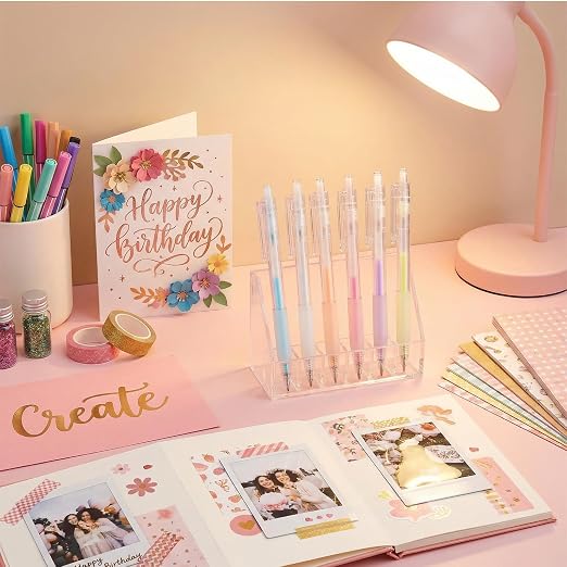 Quick Dry Glue Pen 12 Pcs, Fine Tip Ballpoint Roller Glue Pen