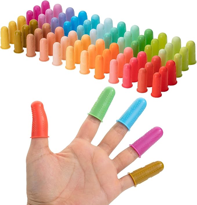 Mr. Pen- Hot Glue Gun Finger Protectors, Rubber Fingers Tips, Rubber Finger