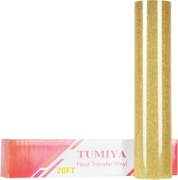 TUMIYA Glitter Gold HTV Vinyl