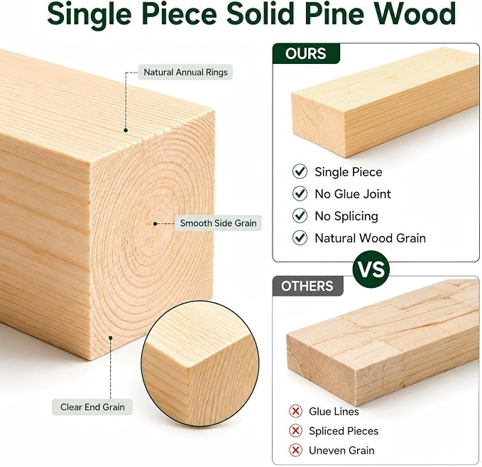Unfinished Wood Blocks for Carving, Painting and DIY Crafts