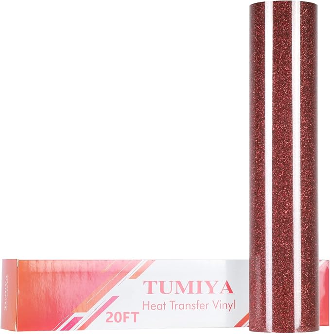 TUMIYA Glitter Red HTV
