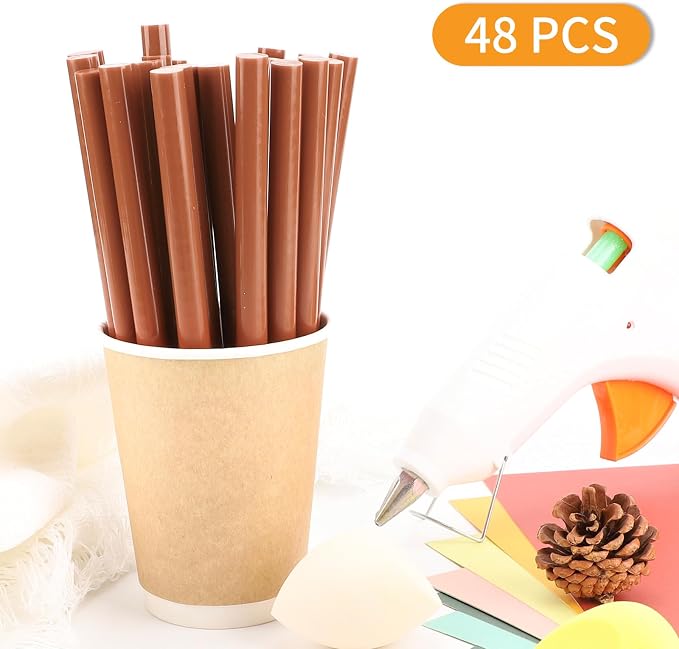 Manarty Hot Glue Sticks Brown