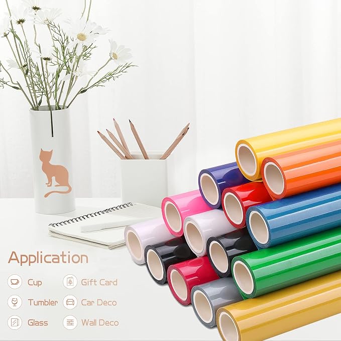 Rose Gold Permanent Adhesive Vinyl Roll