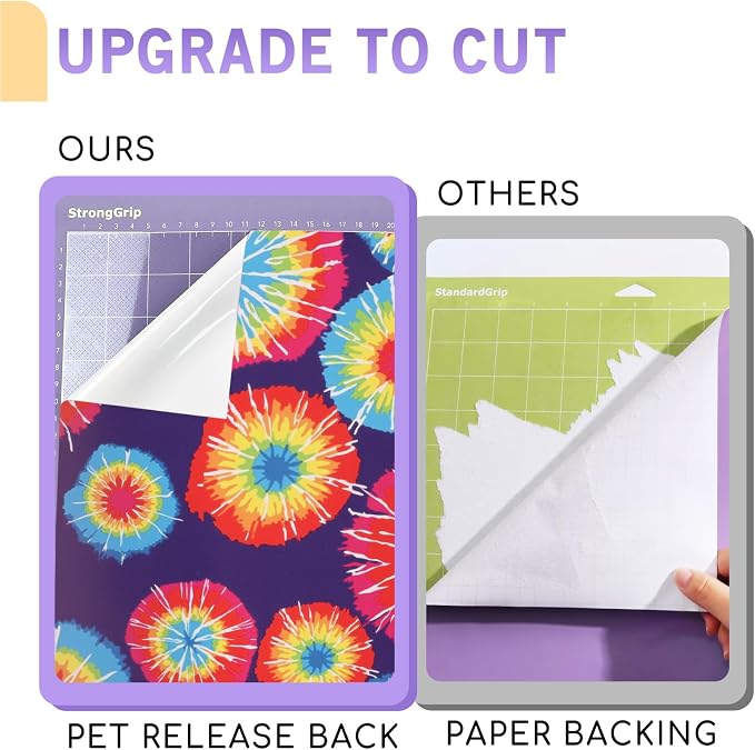 Tintnut Swirl Permanent Vinyl 8 Sheets 12"x10" Tie Dye Adhesive Vinyl |
