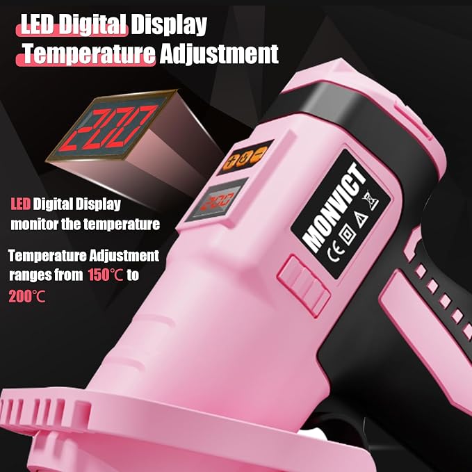 MONVICT Cordless Hot Glue Gun