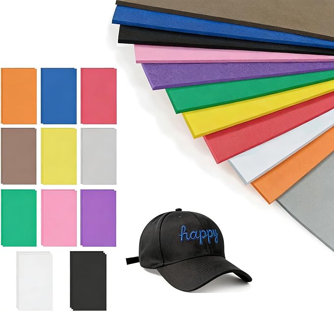 24Pcs 3mm 3D EVA Foams Embroidery: 5.92x9in Embroidery Foam