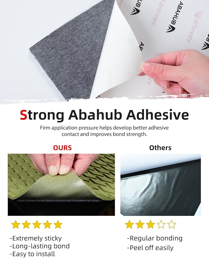 Abahub EVA Foam Boat Flooring Self-Adhesive Decking Surfboard Traction Pad |