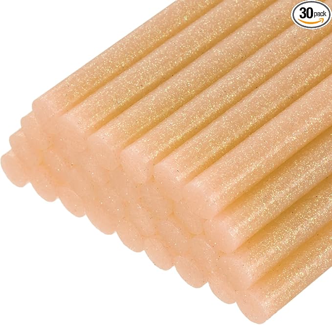 uxcell 30pcs Mini Hot Glue Gun Sticks 4-inch x 0.43-inch High Sticky Large Hot