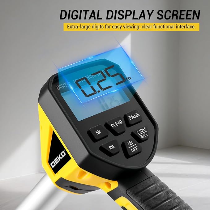 Measuring Wheel: DEKOPRO 6 Inch Digital Measuring Wheels, 4V Measure Wheel in
