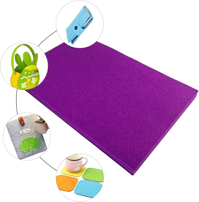 Jtnohx Stiff Felt, 2mm Thick Felt Sheets