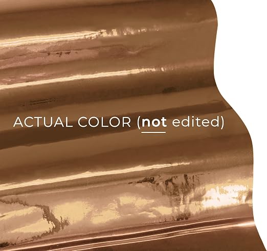 VViViD Chrome Rose Gold Gloss DECO65 Permanent Adhesive Craft Vinyl Roll