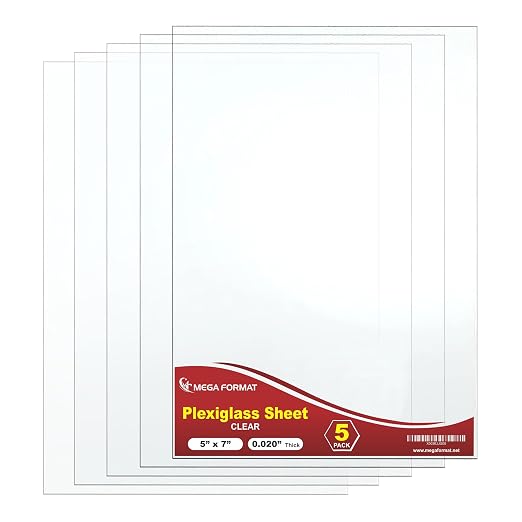 Clear Acrylic Sheets, Picture Frame Replacement Glass, DIY Display, Cut to Size