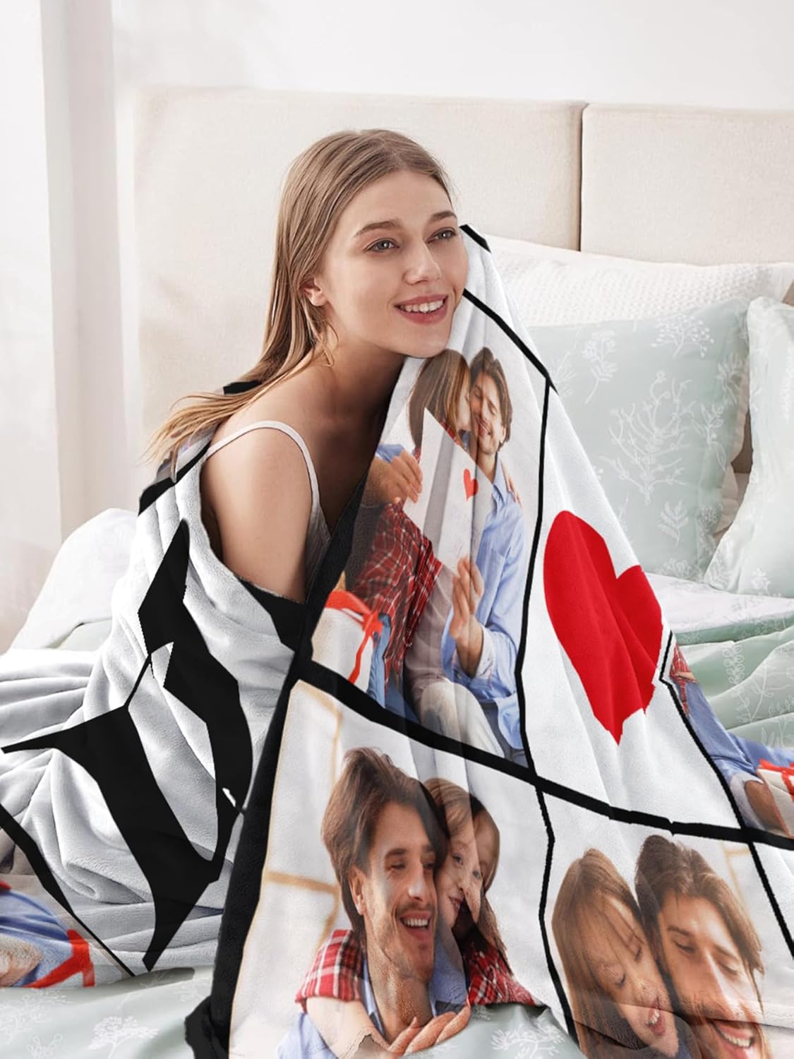 Gifts for Dad Custom Blankets with Photos Personalized Photo Blankets with Picture for Dad, Customized Throws Blanket Gifts for Fathers Day Birthday