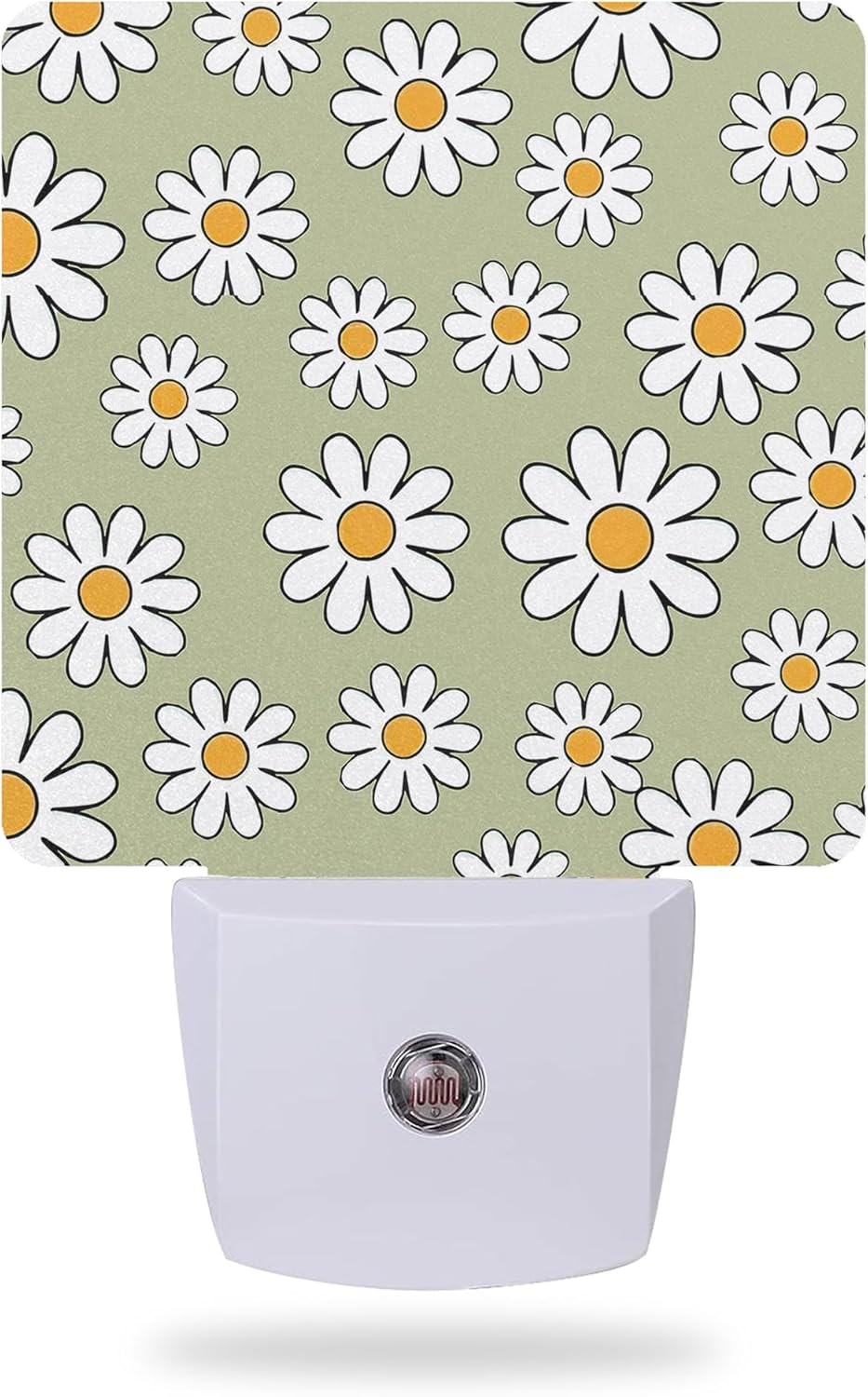 Night Light Plug into Wall,Vintage Daisy Night Light with Dusk to Dawn Sensor Night Light for Kid Girls Boys Women Men Room Decor, Hallway, Kitchen, Bathroom, Nursery, Stairs
