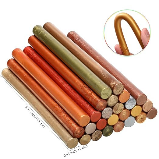 Nuanchu 26 Pieces Glue Gun Sealing Wax Sticks