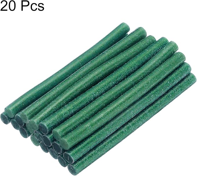 uxcell 20pcs Hot Glue Sticks for Glue Gun 7mm/0.28-inch x 4-inch Mini Hot Melt