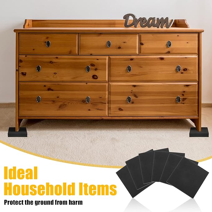 Frienda 8 Pcs Adhesive Foam Padding Sheets