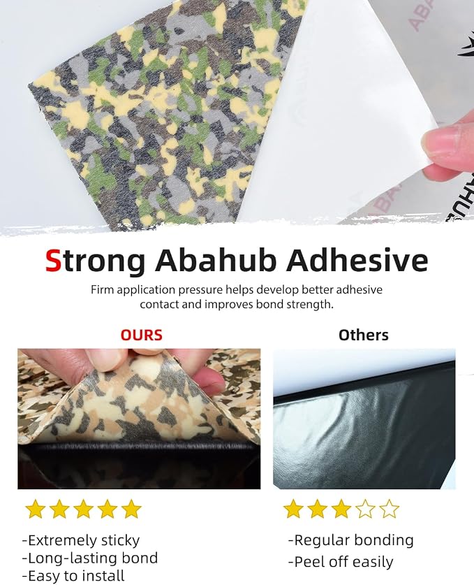 Abahub EVA Foam Boat Flooring Self-Adhesive Decking Surfboard Traction Pad |