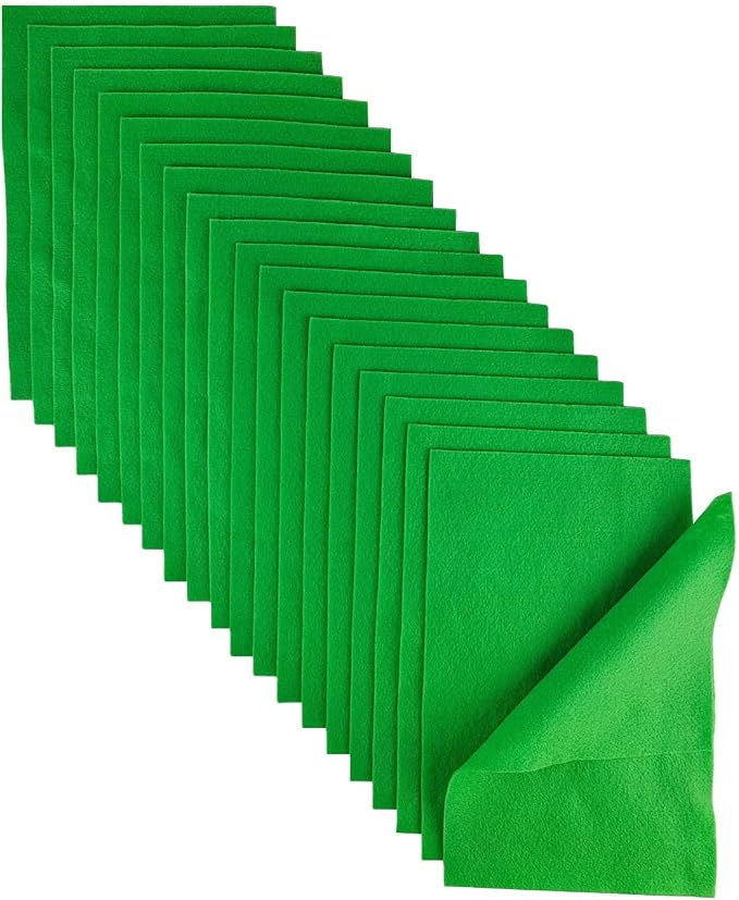 Jtnohx Color Felt, Soft Felt Sheets, 1.4mm Thick 8"x12" Handicraft Felt Fabrics