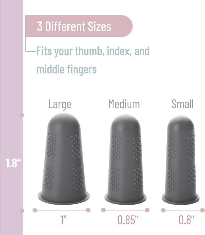 Mr. Pen- Hot Glue Gun Finger Protectors, Rubber Fingers Tips, Rubber Finger