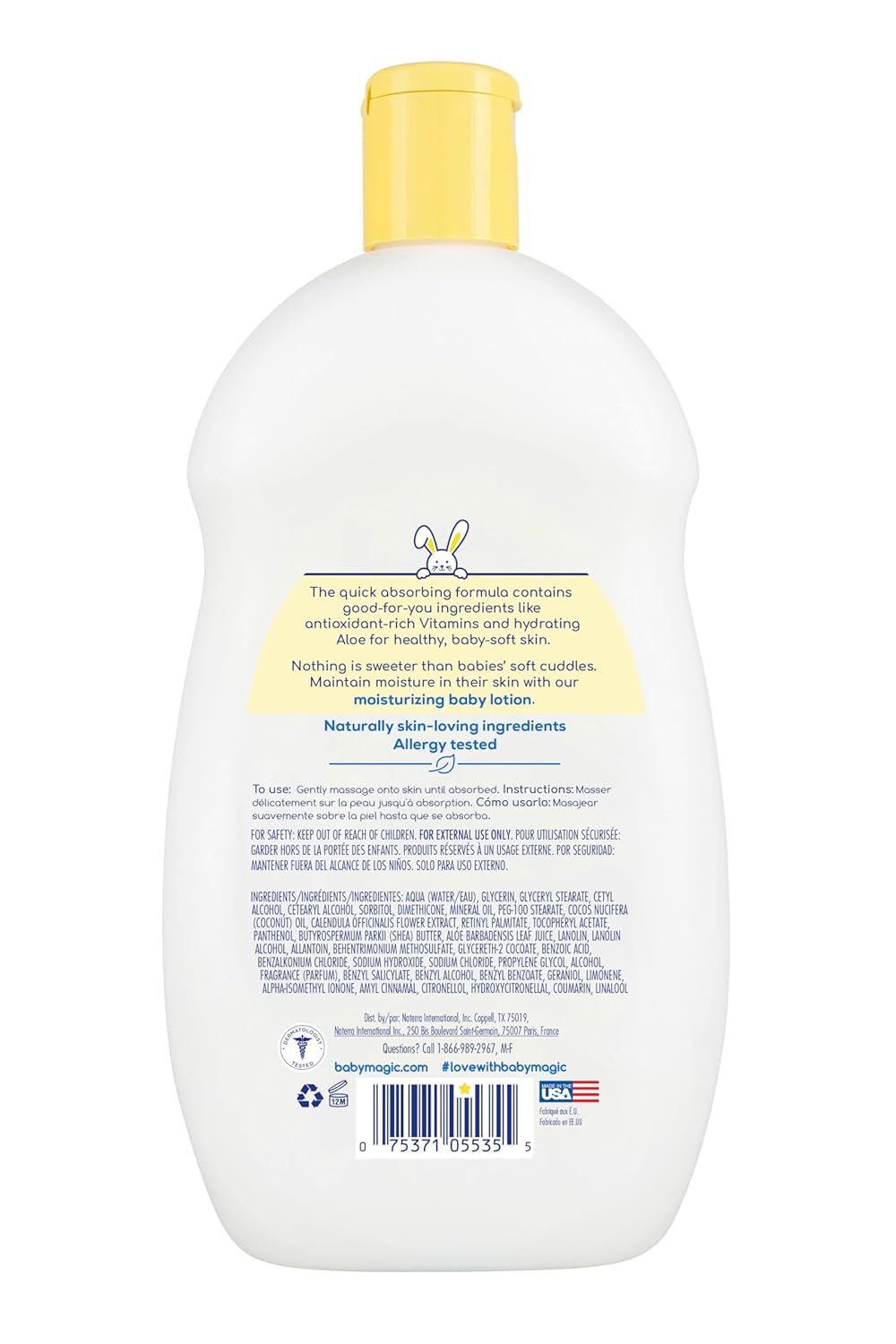Baby Magic Moisturizing Body Lotion, Sweet Buttercup Scent, 16.5 Oz