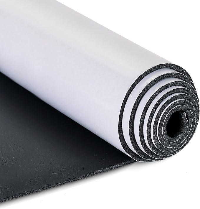1/8" T x 12''W x 59''L Neoprene Foam Rubber Sheet