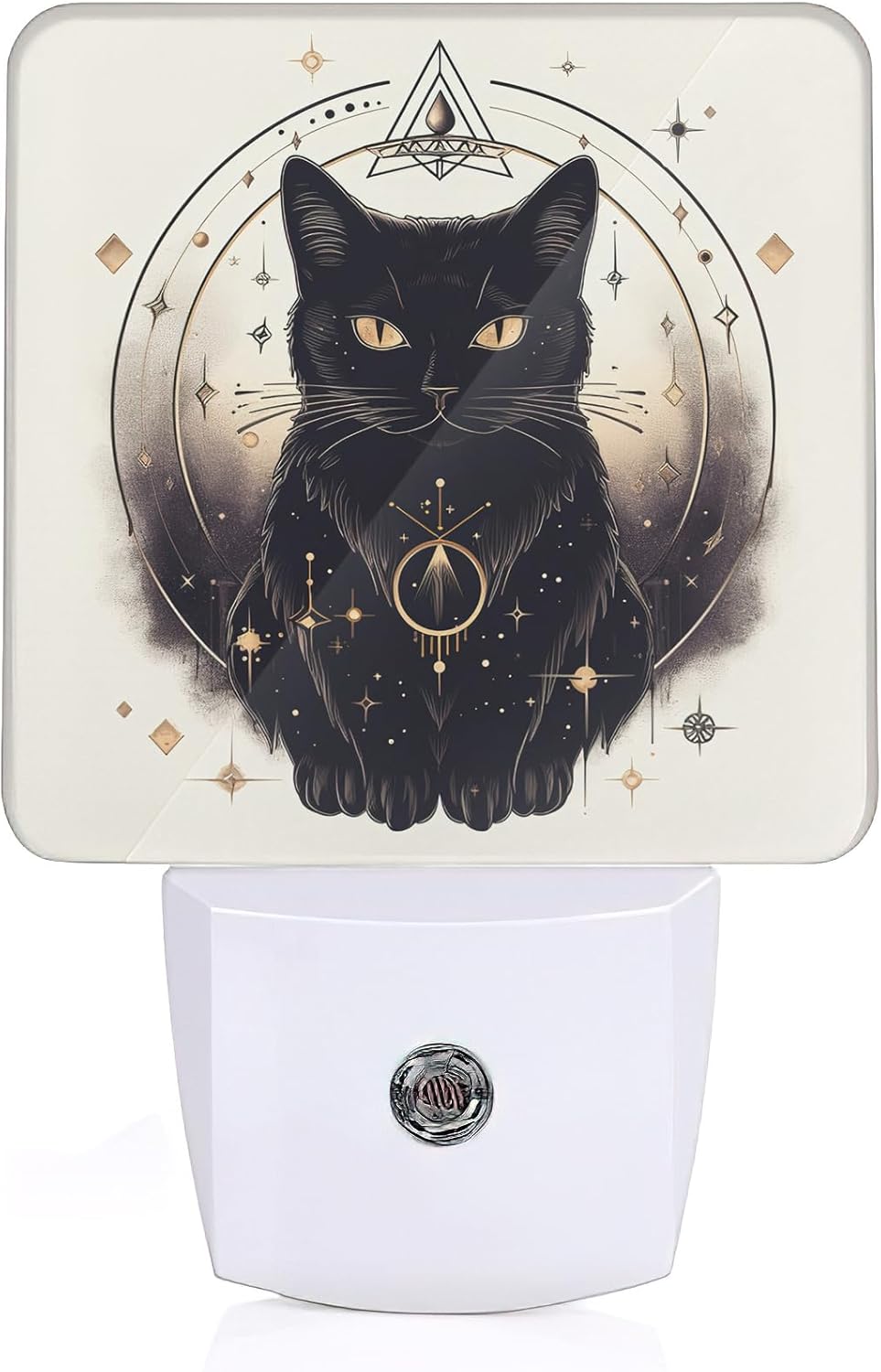 Black Cat Night Lights Plug into Wall, Funny Cats Auto Sensor LED Night Lamp for Men Women Boys Girls Holiday Presents Gifts