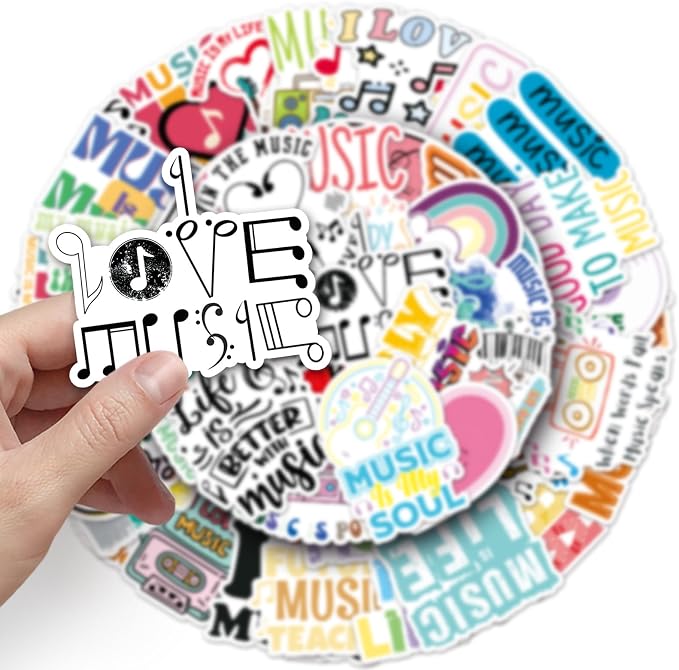 Love Music Inspirational Stickers