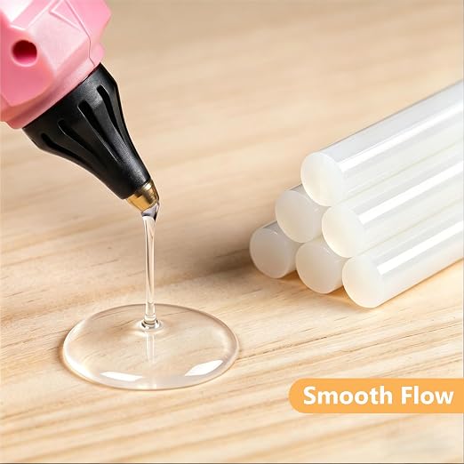 50 PCS Full Size Hot Glue Sticks 8" X 0.43" | Strong Bonding