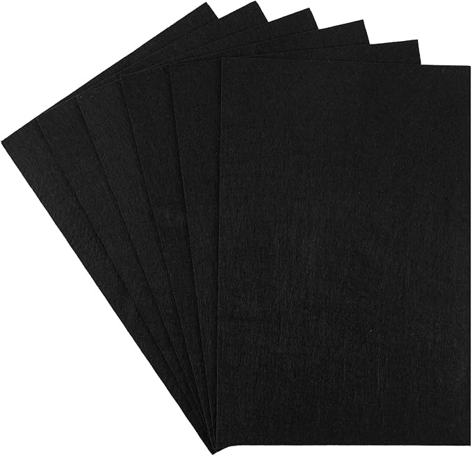 HaoFeiJH Black Felt Squares