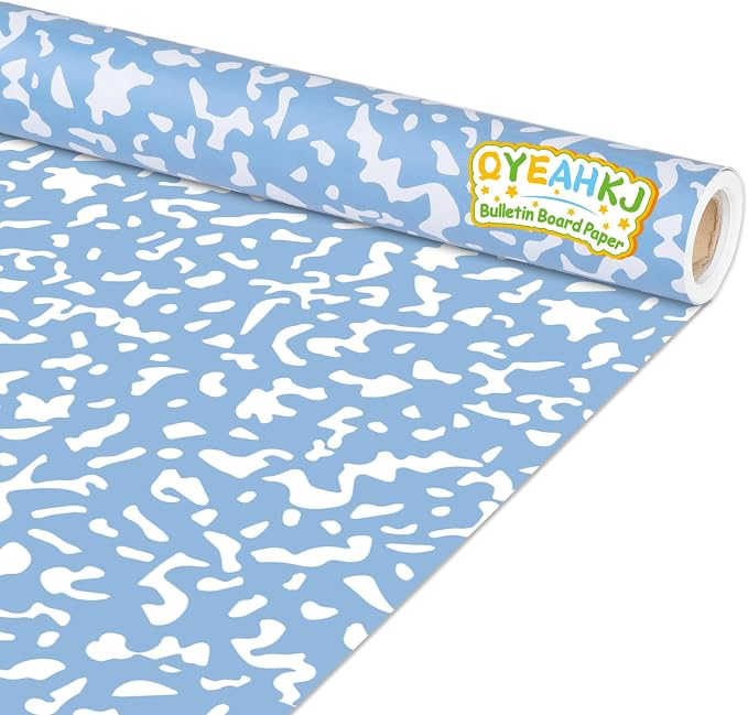 Composition Blue Bulletin Board Paper Roll Blue Dot Bulletin Board Background