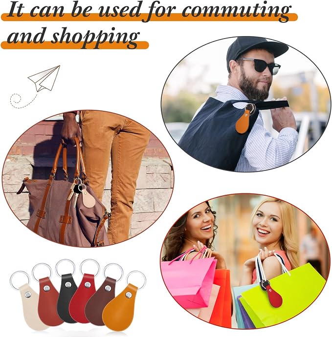 Taiyin 30 Pcs Leather Key Fob Kit