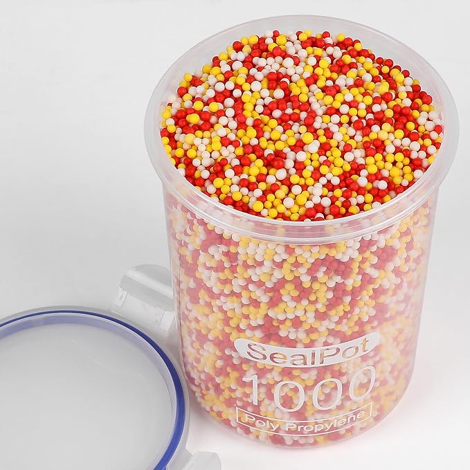 CCINEE 80000 Pieces Foam Balls Slime Supplies Colorful Foam Beads 2-3mm