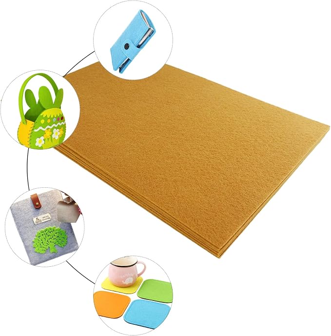 Jtnohx Stiff Felt, 2mm Thick Felt Sheets