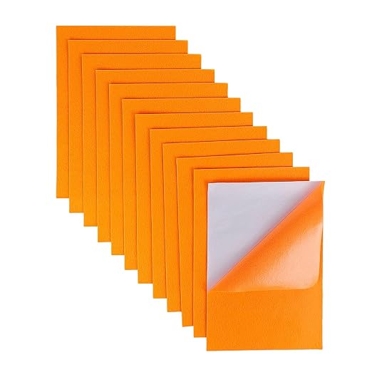 Jtnohx Self Adhesive Felt Sheets, 12 Pieces Felt Fabric