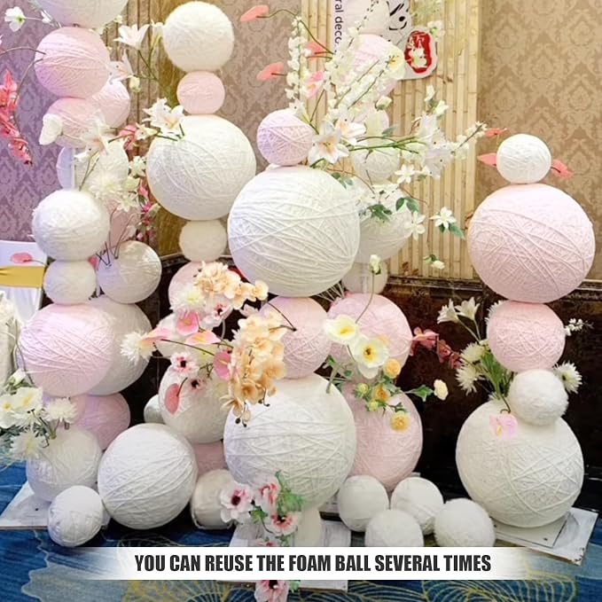 Styrofoam Balls 8 Inch, DIY Craft Giant Foam Ball