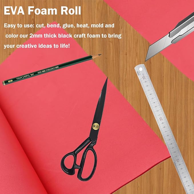 EVA Foam Roll | High Density 85kg/m3 | 2mm Thick | 48"x14" | Ideal