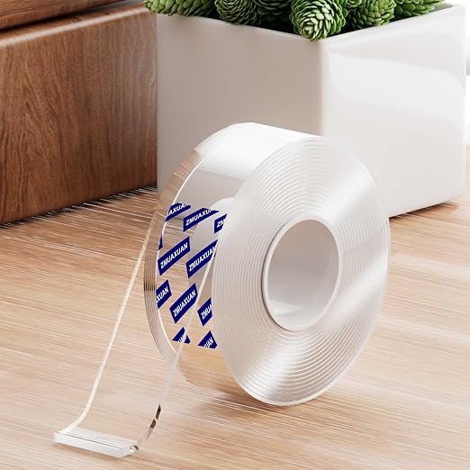 ZMUAXUAN Strong Nano Double Sided Tape Heavy Duty Mounting, Reusable Thick Gel