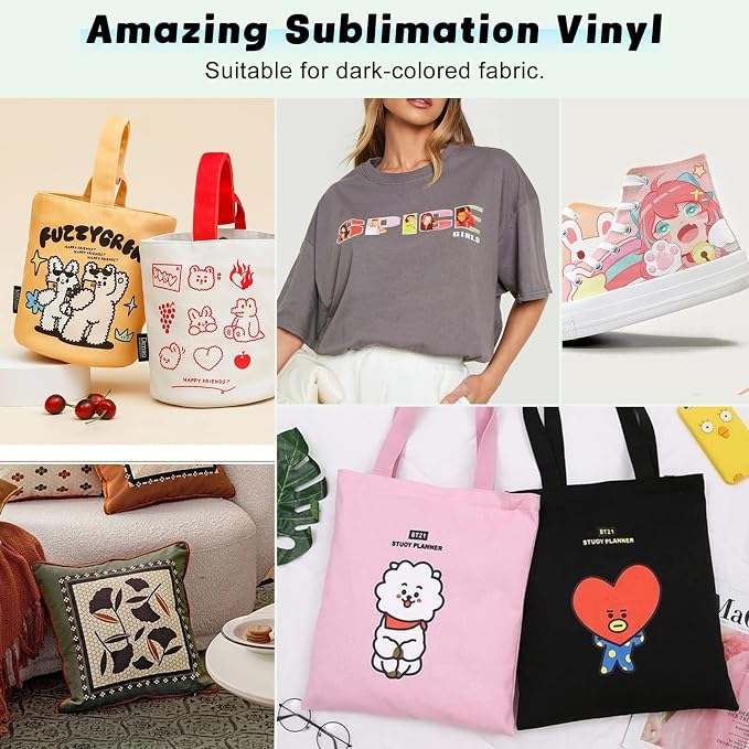 HTVRONT Sublimation HTV Sheets for Cotton Fabric