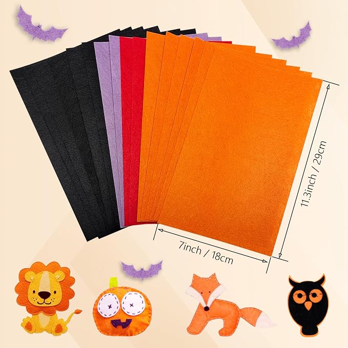 Jtnohx Felt for Crafts, Craft Felt Square for Sewing