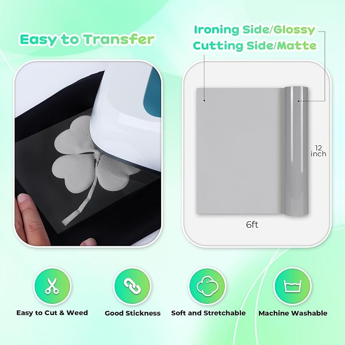 Aoder Puff Vinyl Heat Transfer