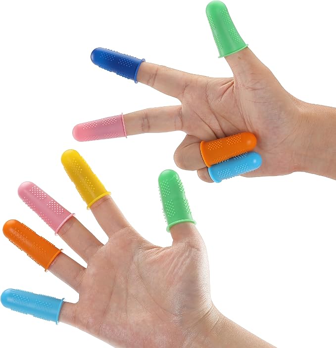 Mr. Pen- Hot Glue Gun Finger Protectors, Rubber Fingers Tips, Rubber Finger