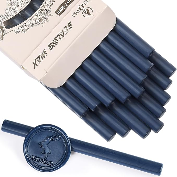 Navy Blue Mini Glue Gun Sealing Wax Stick