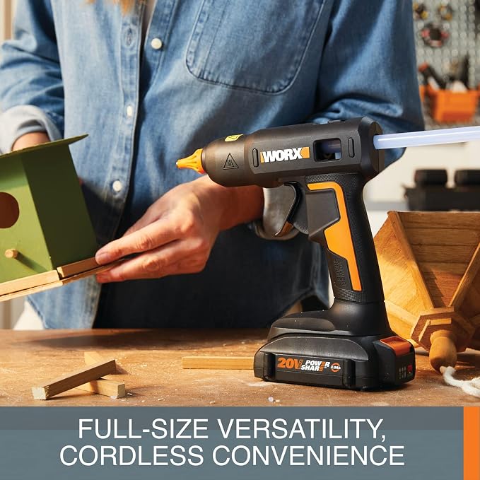 Worx 20V Power Share Full-Size Hot Glue Gun WX045L.9-
