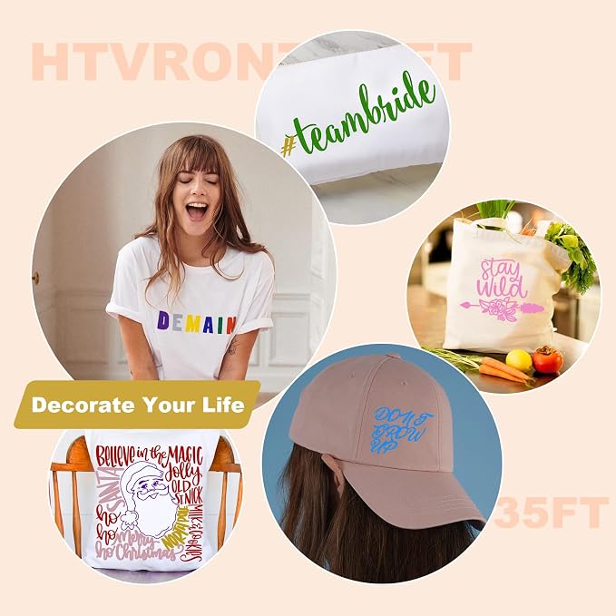 HTVRONT HTV Heat Transfer Vinyl